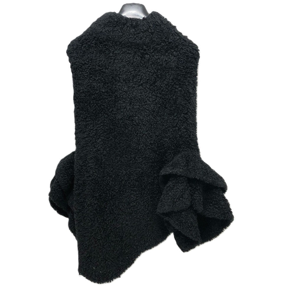 DOLCE&GABBANA poncho wool black Women Used Authentic