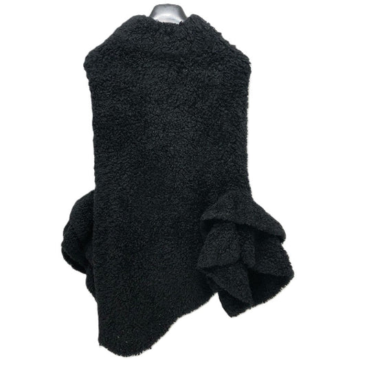 DOLCE&GABBANA poncho wool black Women Used Authentic
