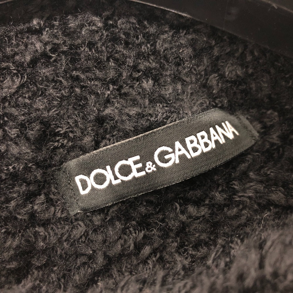 DOLCE&GABBANA poncho wool black Women Used Authentic