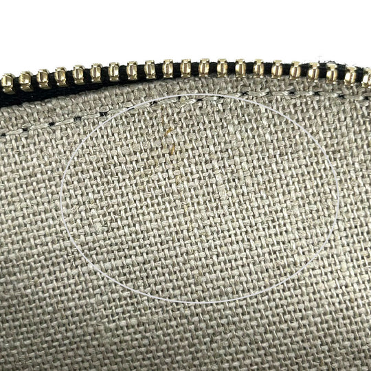 GUCCI Handbag 449654 leather black Micro Guccisima Women Used Authentic