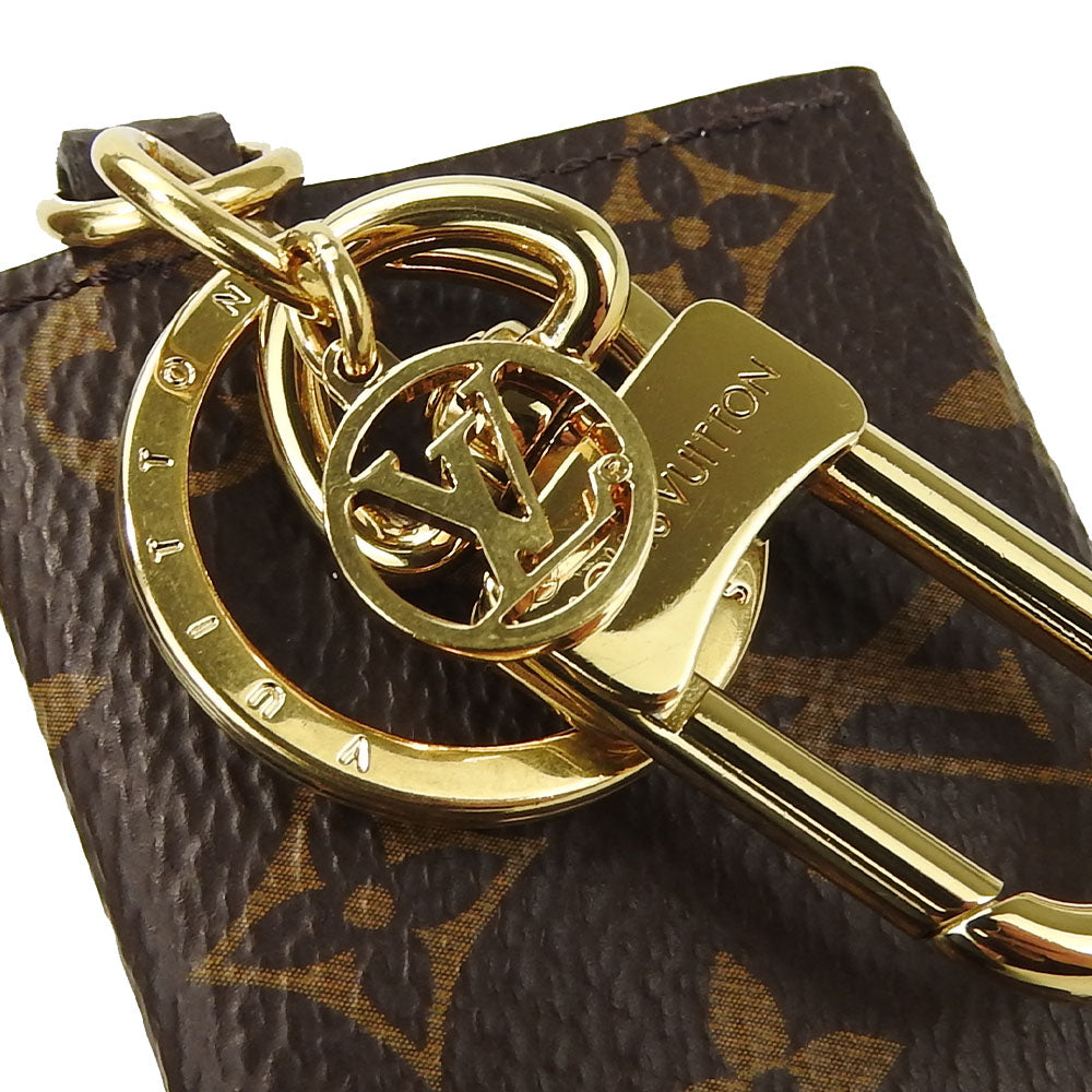 LOUIS VUITTON key ring M69003 Monogram Brown Portocle Kirigami