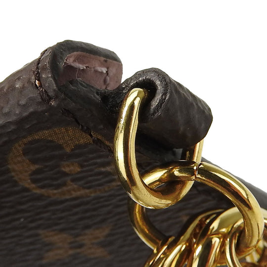 LOUIS VUITTON key ring M69003 Monogram Brown Portocle Kirigami