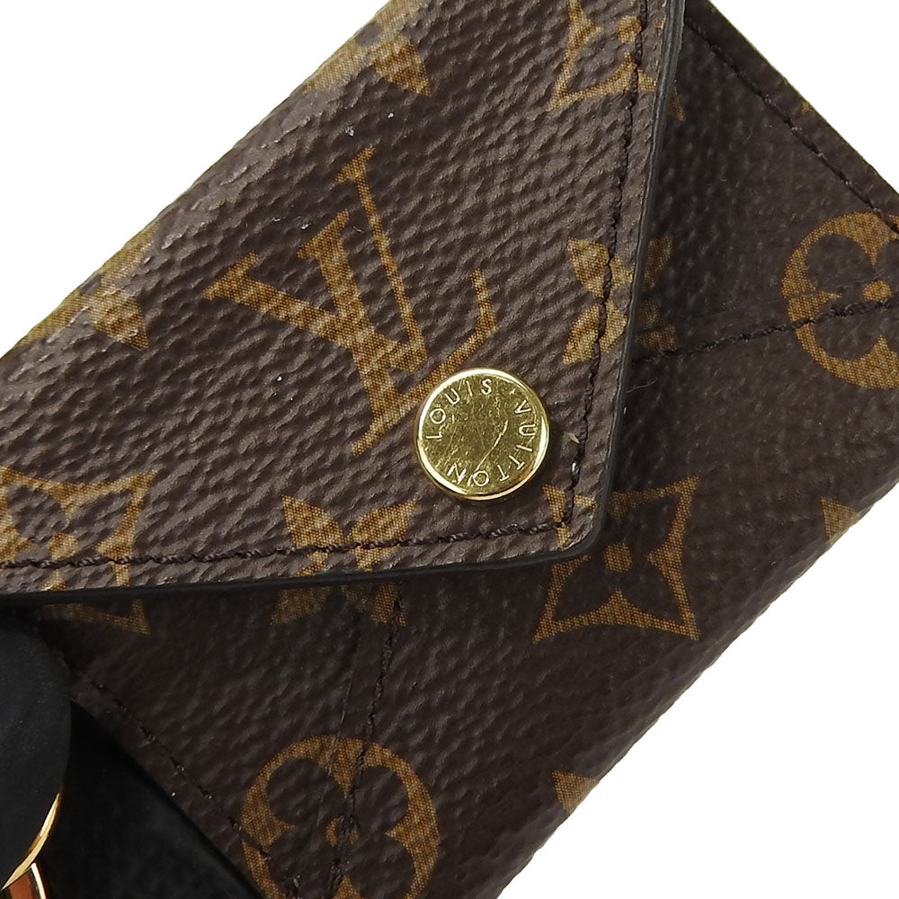 LOUIS VUITTON key ring M69003 Monogram Brown Portocle Kirigami