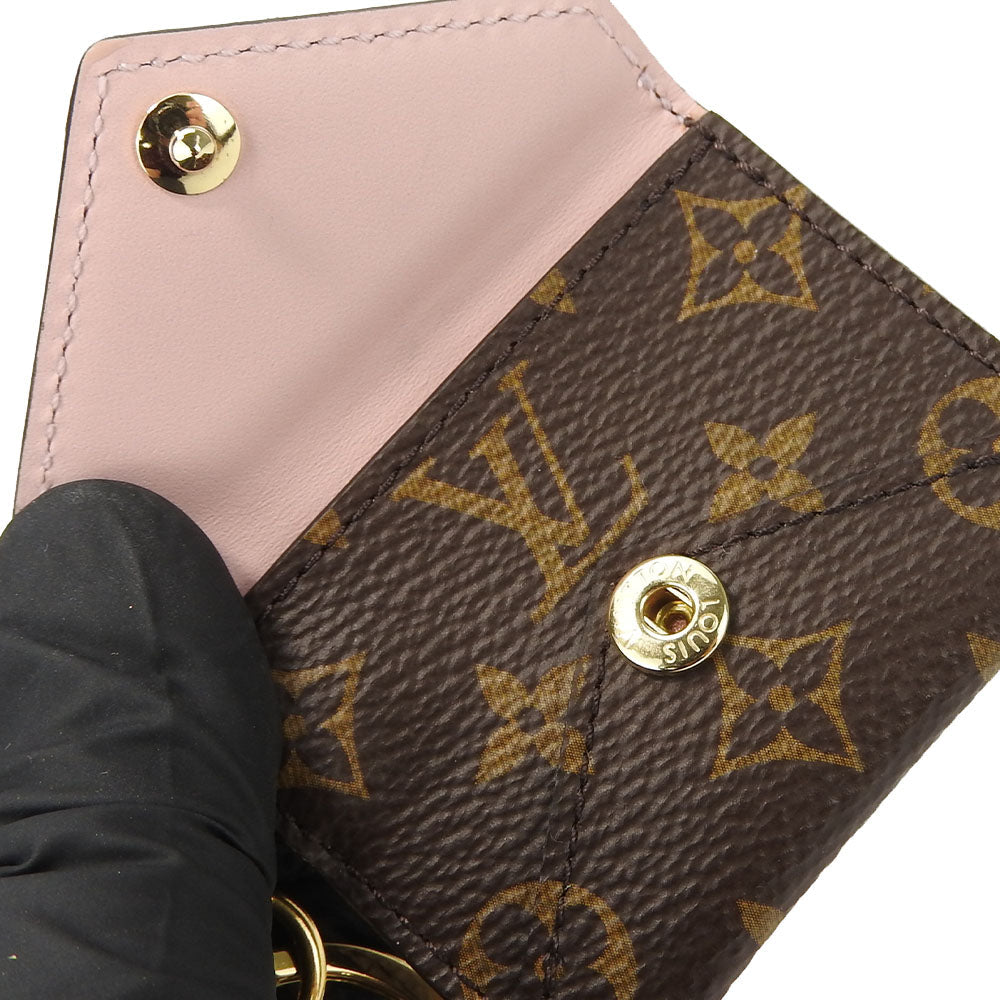 LOUIS VUITTON key ring M69003 Monogram Brown Portocle Kirigami