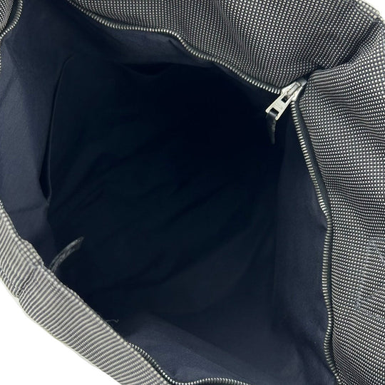 HERMES Tote Bag canvas gray Her Line Kabas unisex(Unisex) Used Authentic