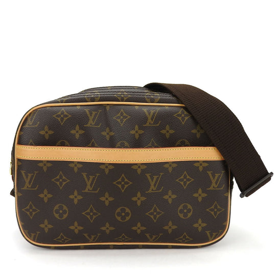 LOUIS VUITTON Shoulder Bag M45254 Monogram Brown Reporter PM unisex(Unisex) Used Authentic