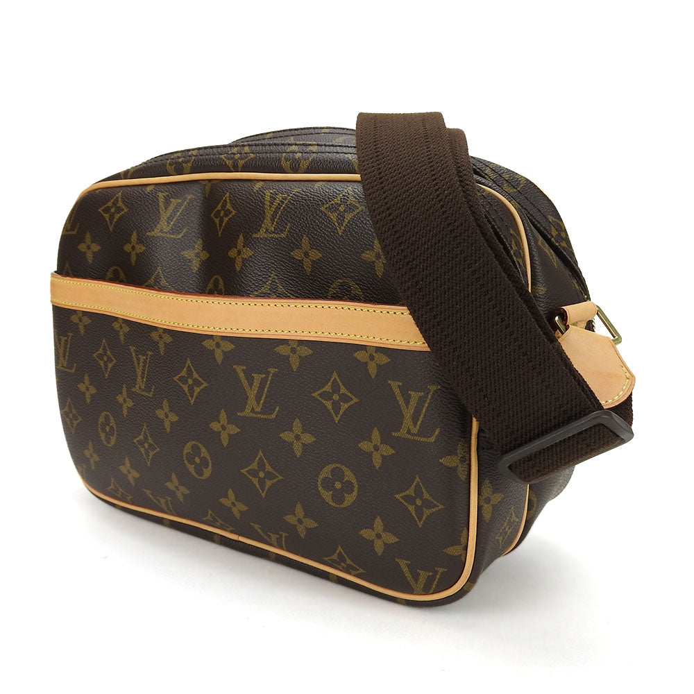 LOUIS VUITTON Shoulder Bag M45254 Monogram Brown Reporter PM unisex(Unisex) Used Authentic
