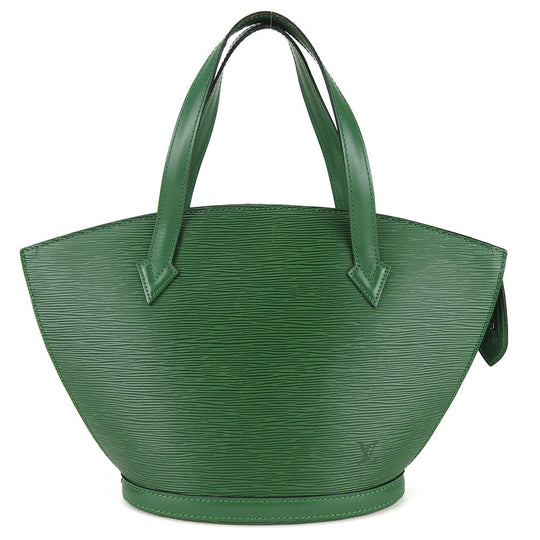 LOUIS VUITTON Handbag M52274 Epi Leather green Sun jack Women Used Authentic