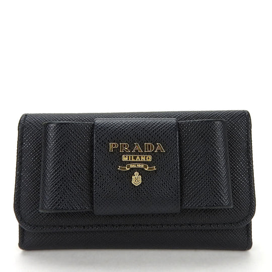 PRADA Key case Key holder  1PG222 Safiano NERO Safiano