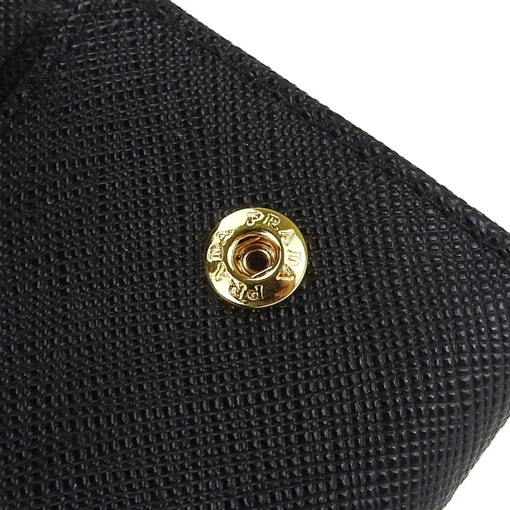PRADA Key case Key holder  1PG222 Safiano NERO Safiano