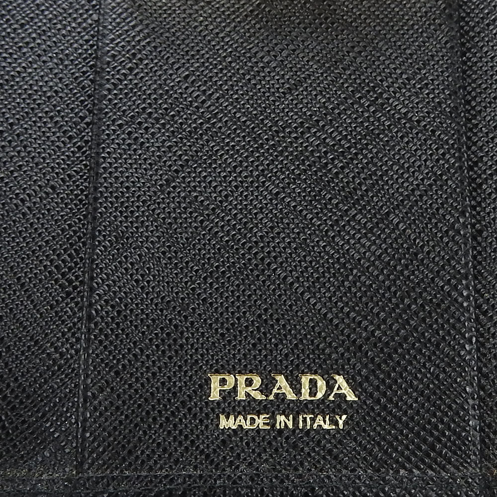 PRADA Key case Key holder  1PG222 Safiano NERO Safiano