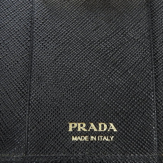 PRADA Key case Key holder  1PG222 Safiano NERO Safiano
