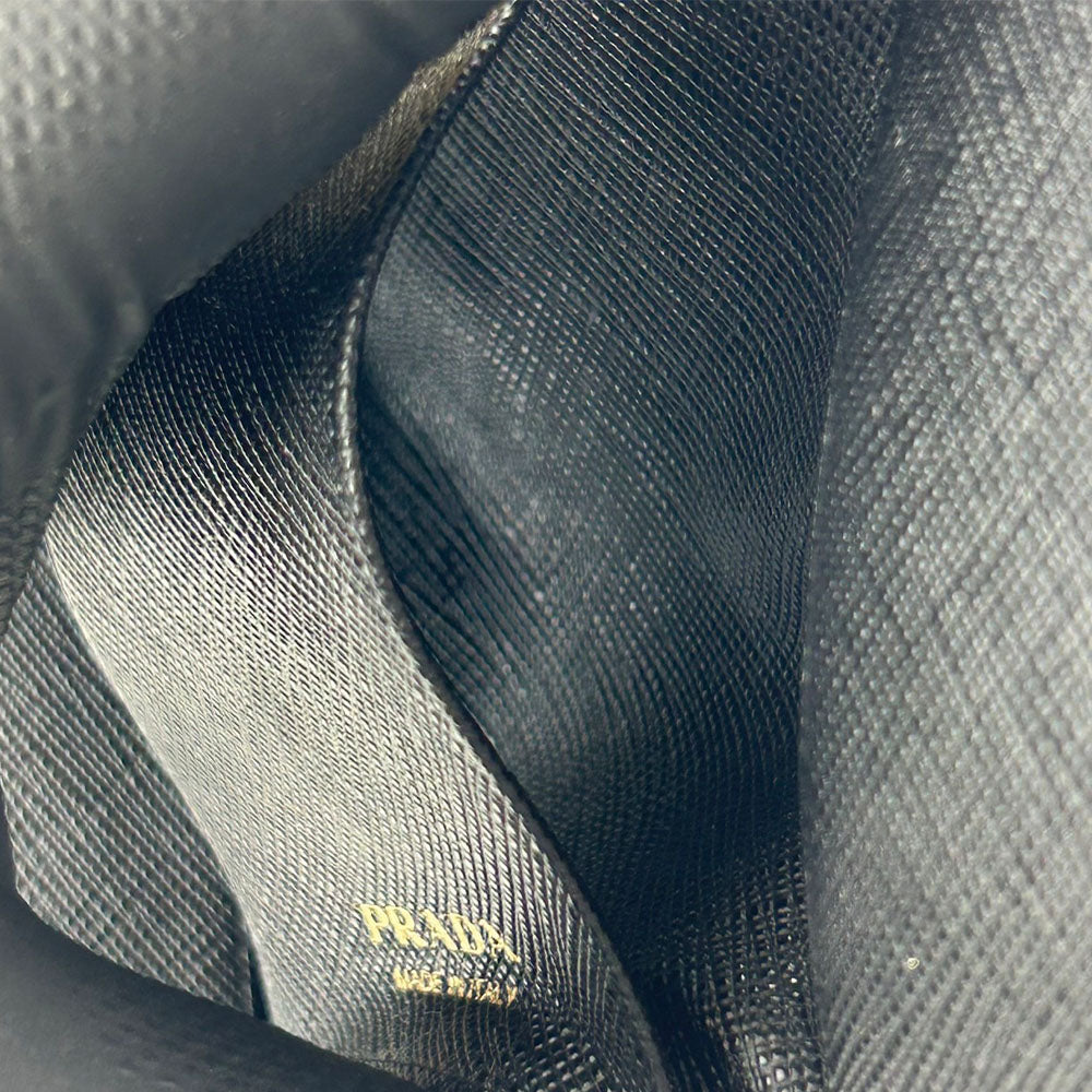 PRADA Key case Key holder  1PG222 Safiano NERO Safiano