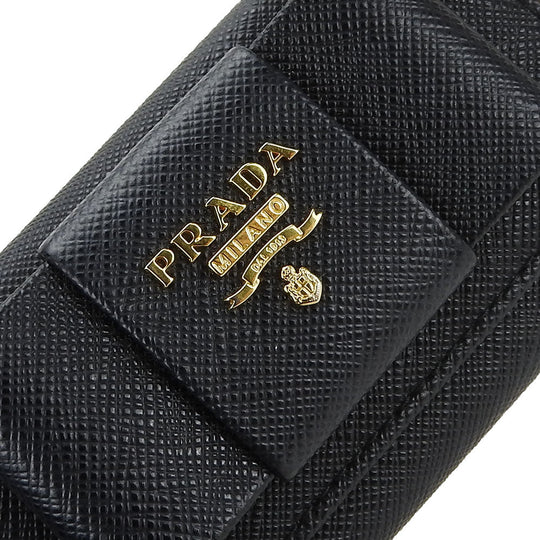PRADA Key case Key holder  1PG222 Safiano NERO Safiano