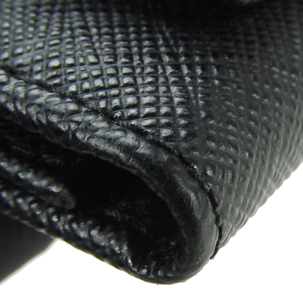 PRADA Key case Key holder  1PG222 Safiano NERO Safiano