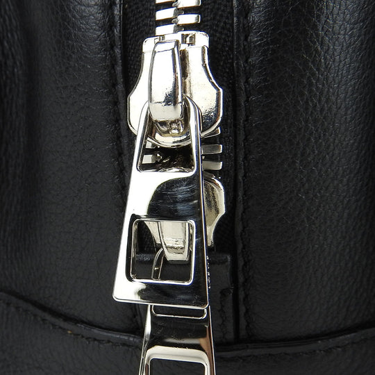 LOEWE Handbag leather black Americana 28 Women Used Authentic