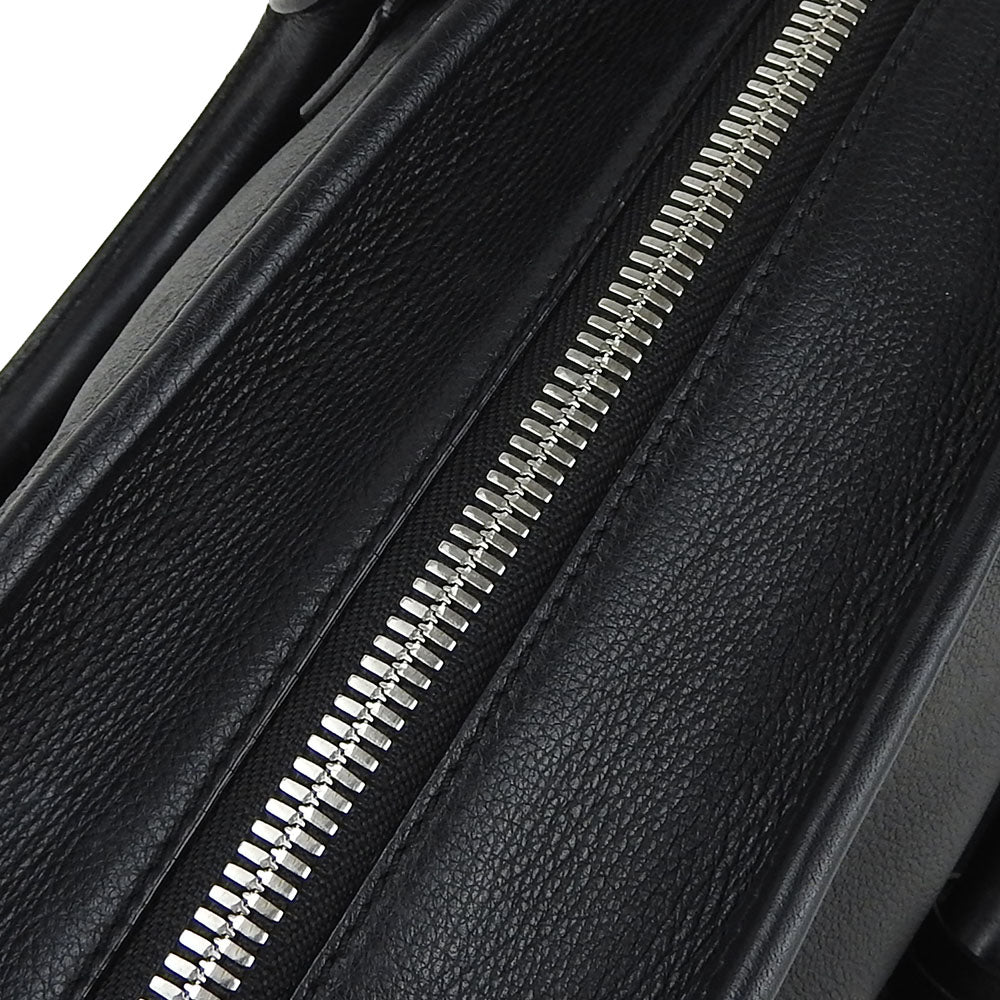 LOEWE Handbag leather black Americana 28 Women Used Authentic