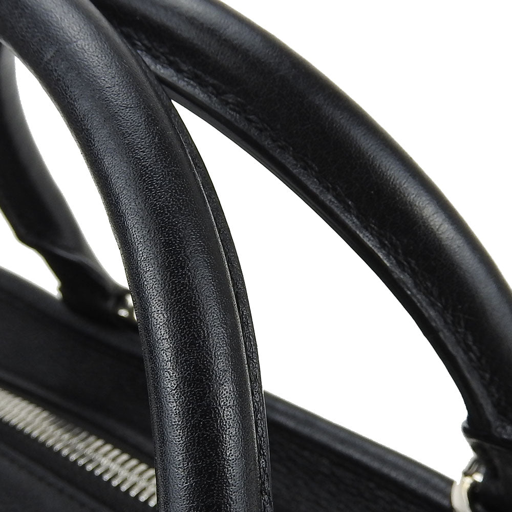 LOEWE Handbag leather black Americana 28 Women Used Authentic