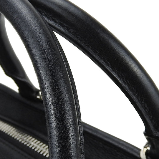 LOEWE Handbag leather black Americana 28 Women Used Authentic