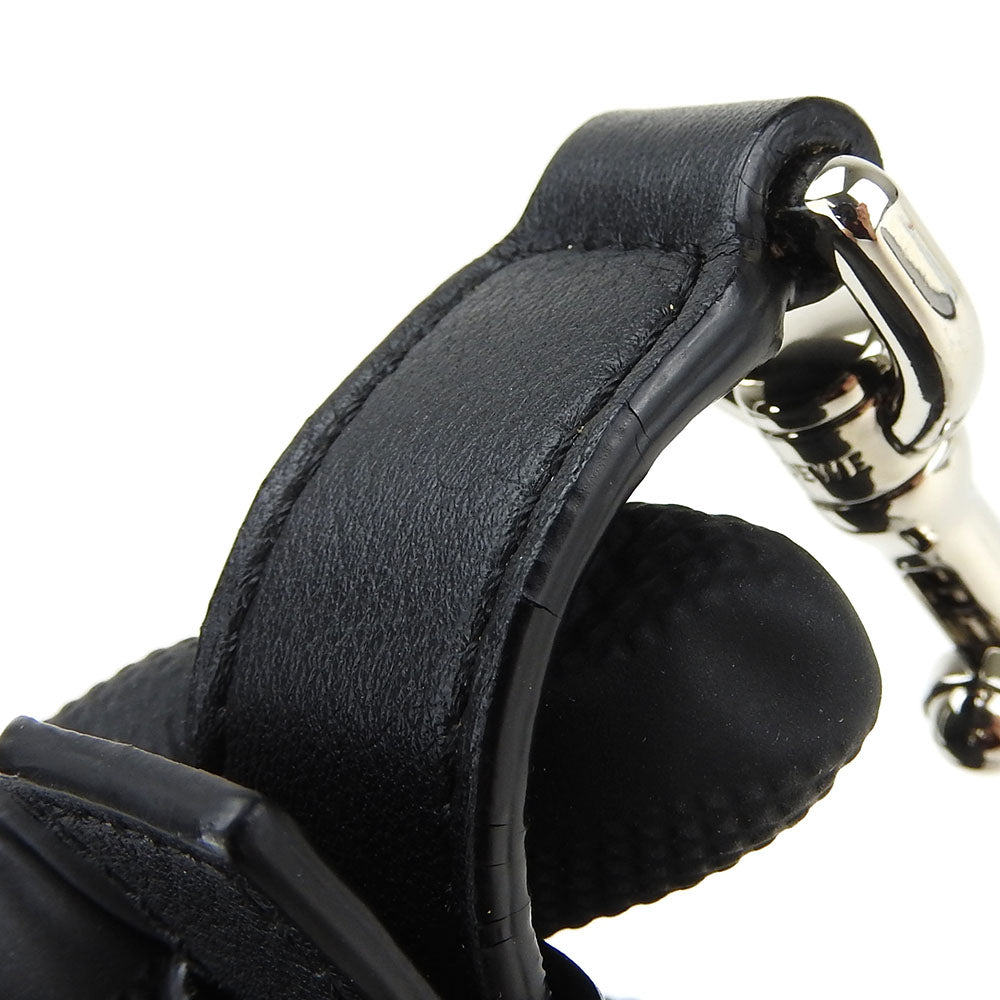 LOEWE Handbag leather black Americana 28 Women Used Authentic
