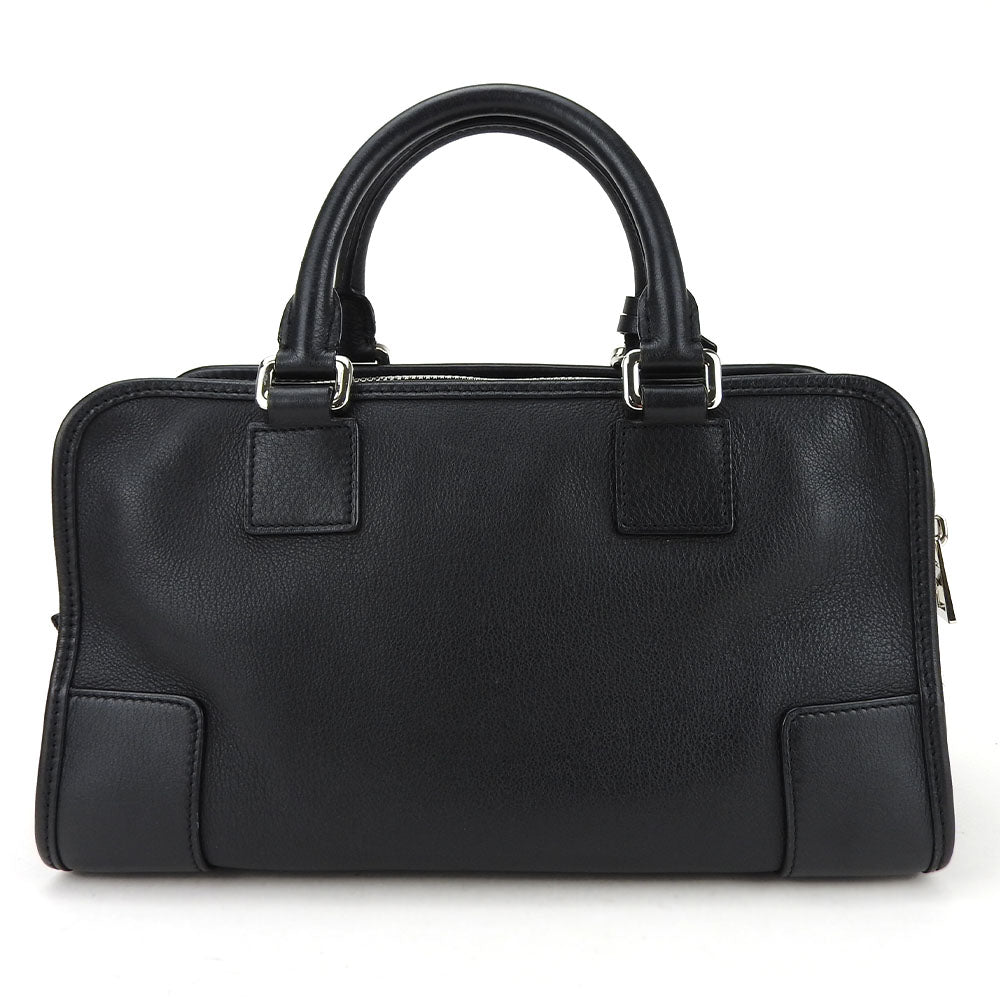 LOEWE Handbag leather black Americana 28 Women Used Authentic