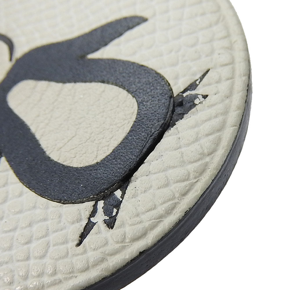 HERMES Bag charm Leather, Silver925 Multi Animal Motif Penguin Women(Unisex) Used Authentic