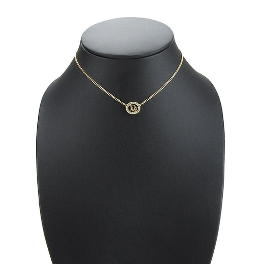 Christian Dior Necklace metal gold Women Used Authentic