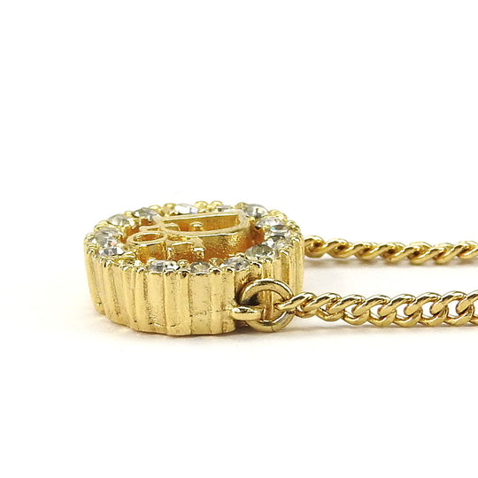 Christian Dior Necklace metal gold Women Used Authentic