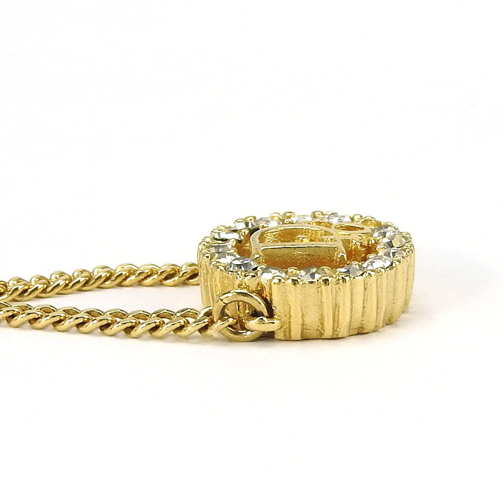 Christian Dior Necklace metal gold Women Used Authentic