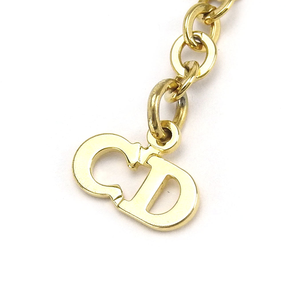Christian Dior Necklace metal gold Women Used Authentic