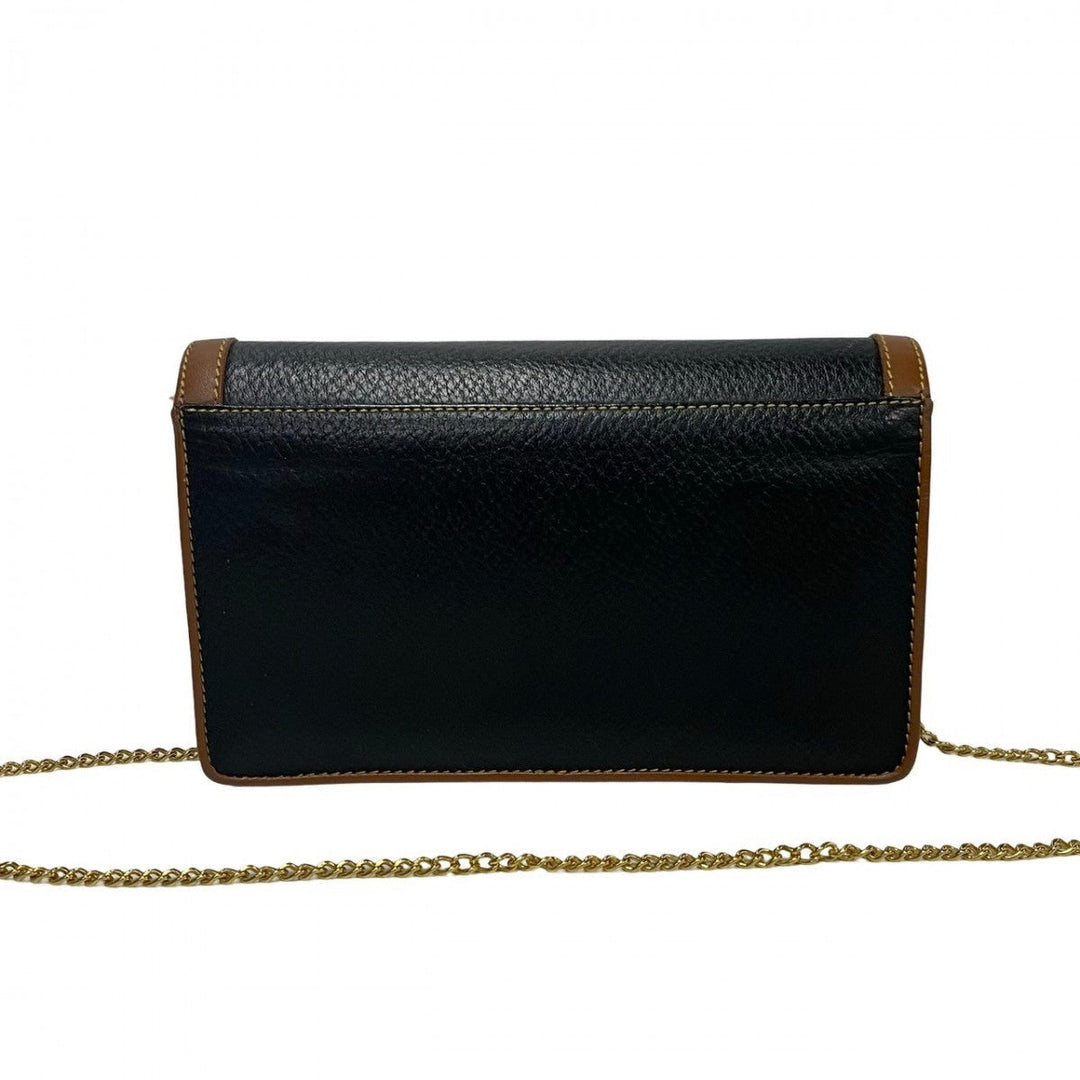 GUCCI Shoulder Bag leather black
