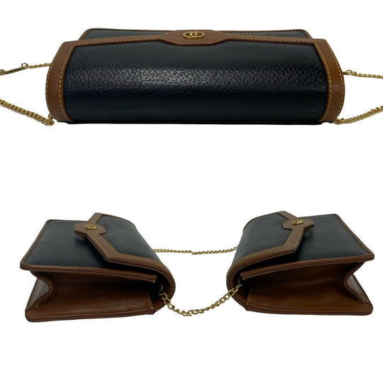GUCCI Shoulder Bag leather black
