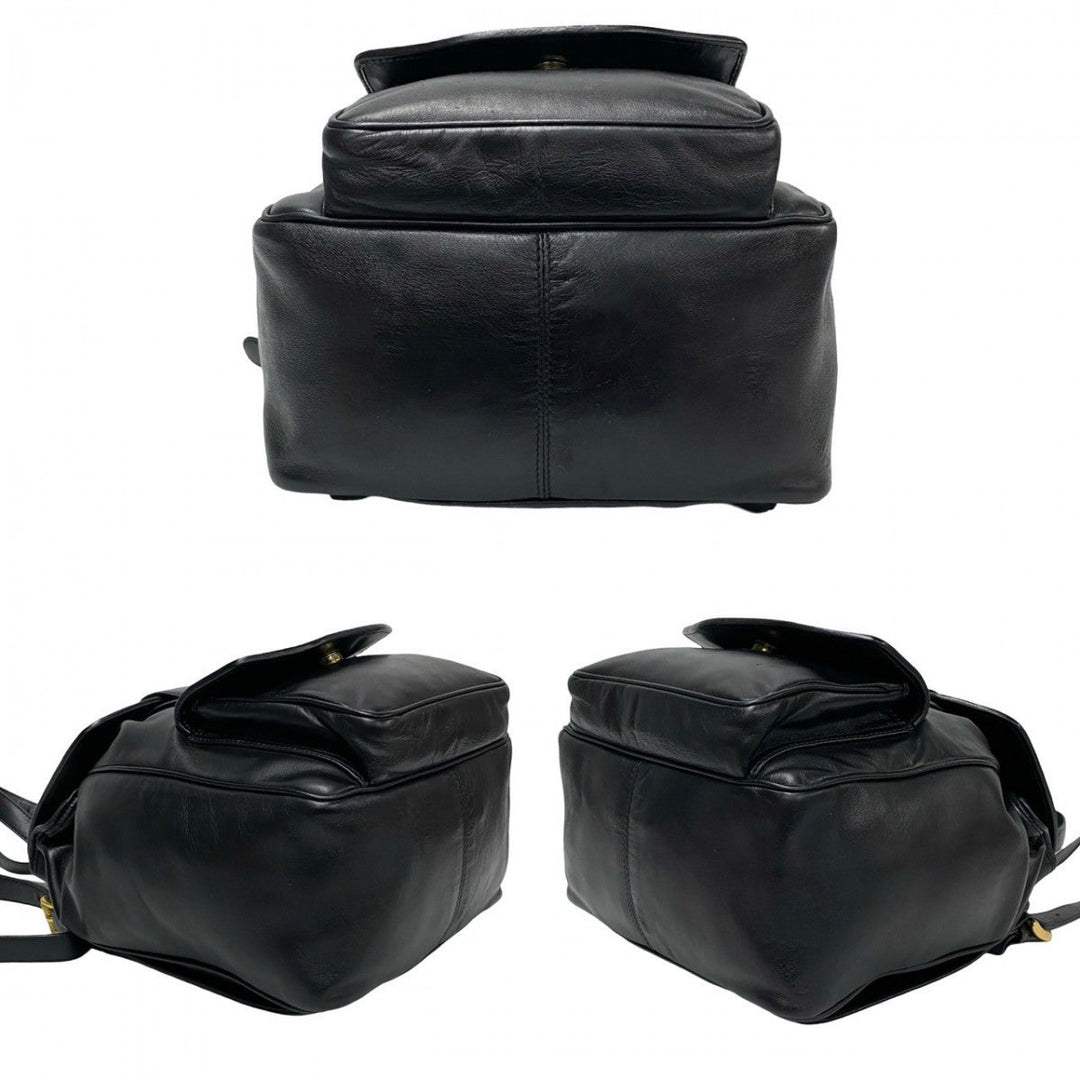 BOTTEGAVENETA Backpack leather black INTRECCIATO