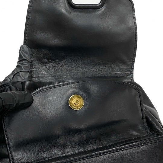 BOTTEGAVENETA Backpack leather black INTRECCIATO