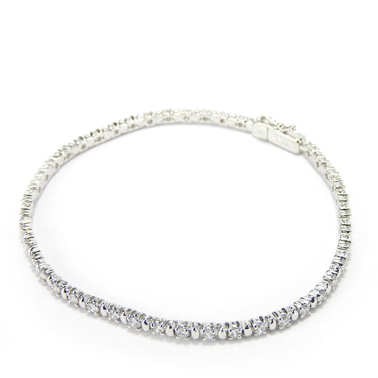 TASAKI bracelet K18 White Gold, Diamond White gold Women Used Authentic