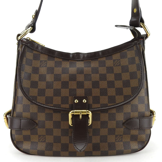 LOUIS VUITTON Handbag N51200 Damier Brown Damier Highbury Women Used Authentic