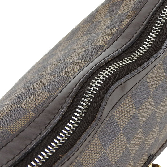 LOUIS VUITTON Handbag N51200 Damier Brown Damier Highbury Women Used Authentic