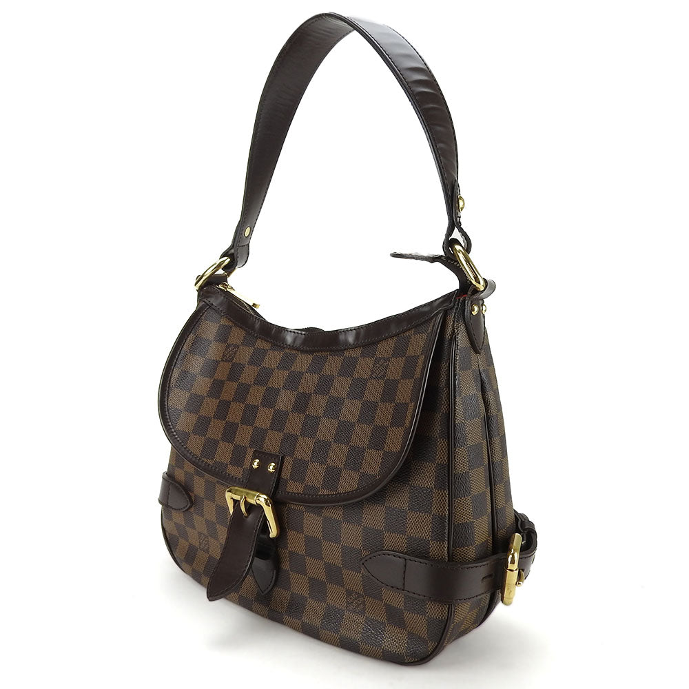 LOUIS VUITTON Handbag N51200 Damier Brown Damier Highbury Women Used Authentic
