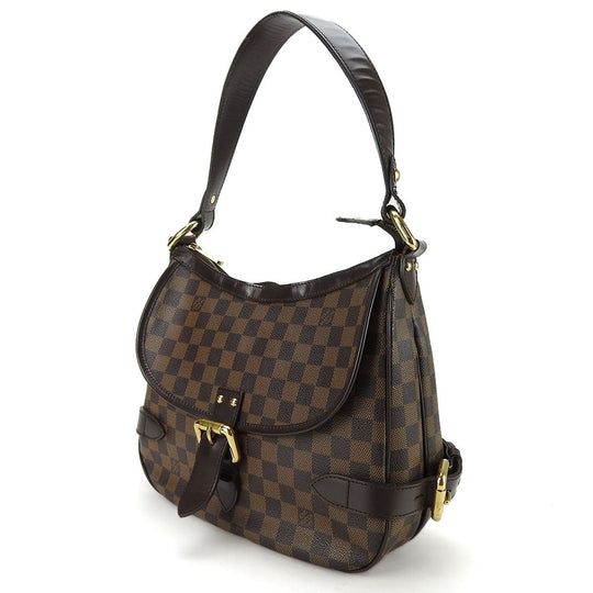 LOUIS VUITTON Handbag N51200 Damier Brown Damier Highbury Women Used Authentic
