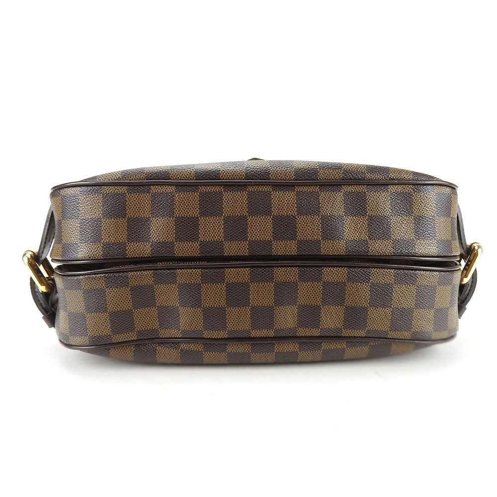 LOUIS VUITTON Handbag N51200 Damier Brown Damier Highbury Women Used Authentic