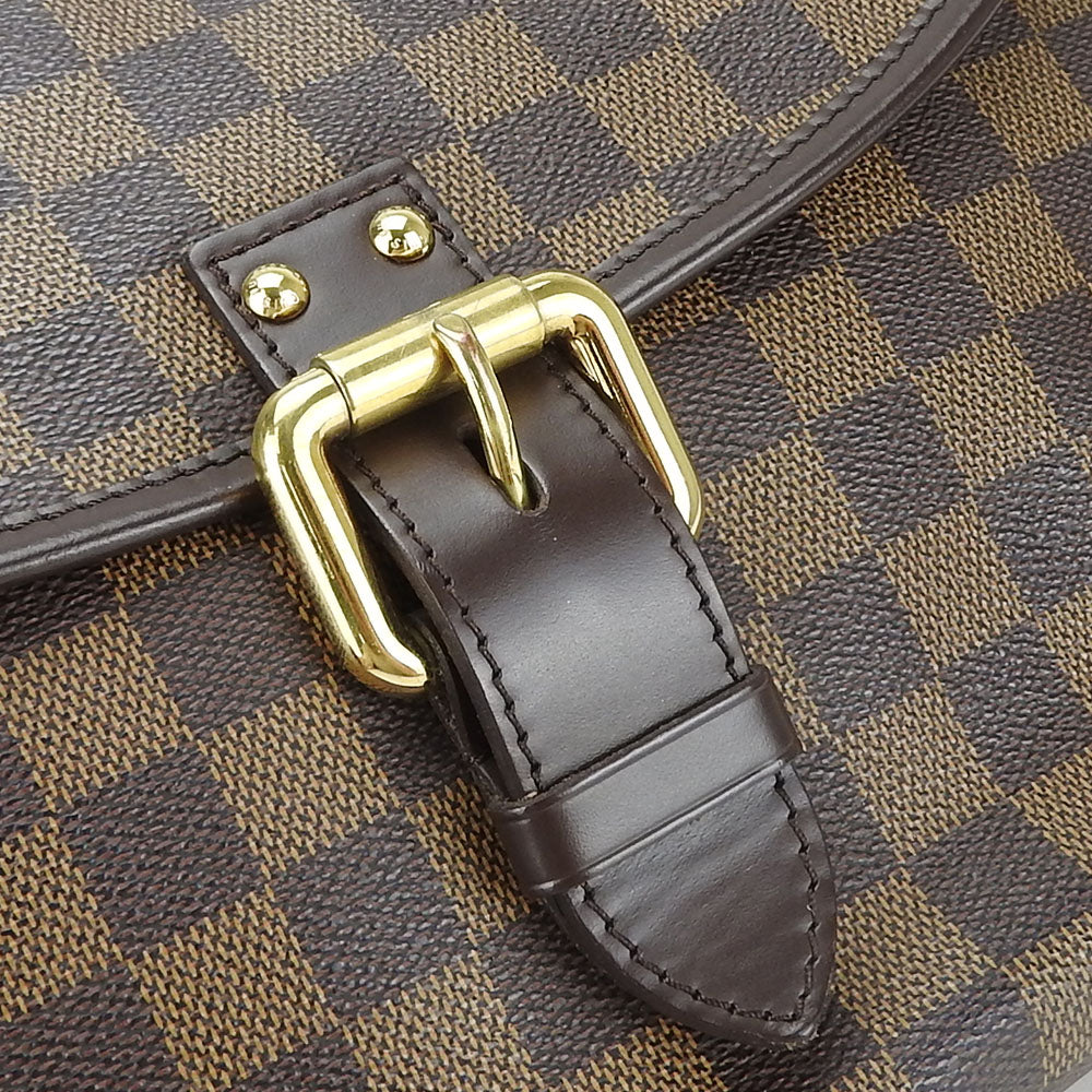 LOUIS VUITTON Handbag N51200 Damier Brown Damier Highbury Women Used Authentic