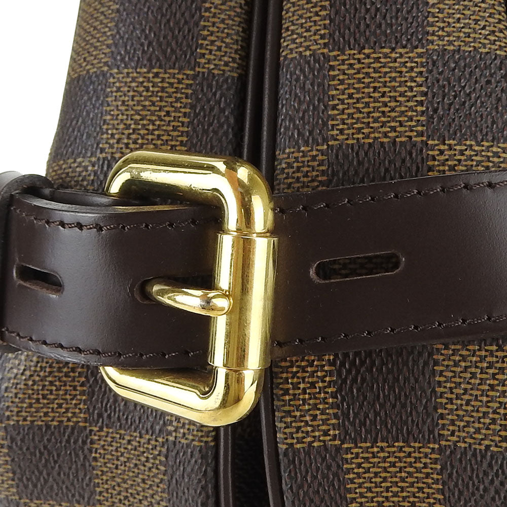 LOUIS VUITTON Handbag N51200 Damier Brown Damier Highbury Women Used Authentic