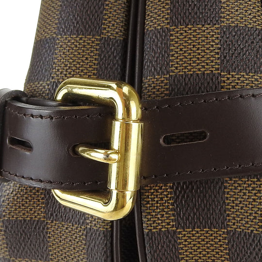 LOUIS VUITTON Handbag N51200 Damier Brown Damier Highbury Women Used Authentic