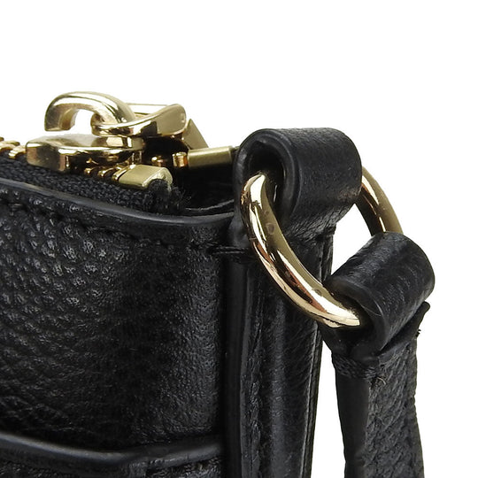 COACH Shoulder Bag 63929 leather black Women Used Authentic