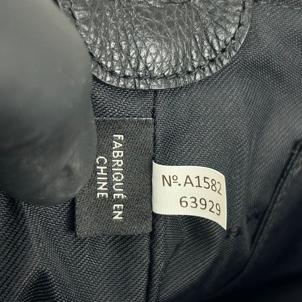 COACH Shoulder Bag 63929 leather black Women Used Authentic