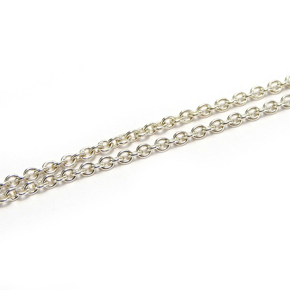 TIFFANY&Co. Necklace Sterling Silver, 14k Gold Silver Women Used Authentic