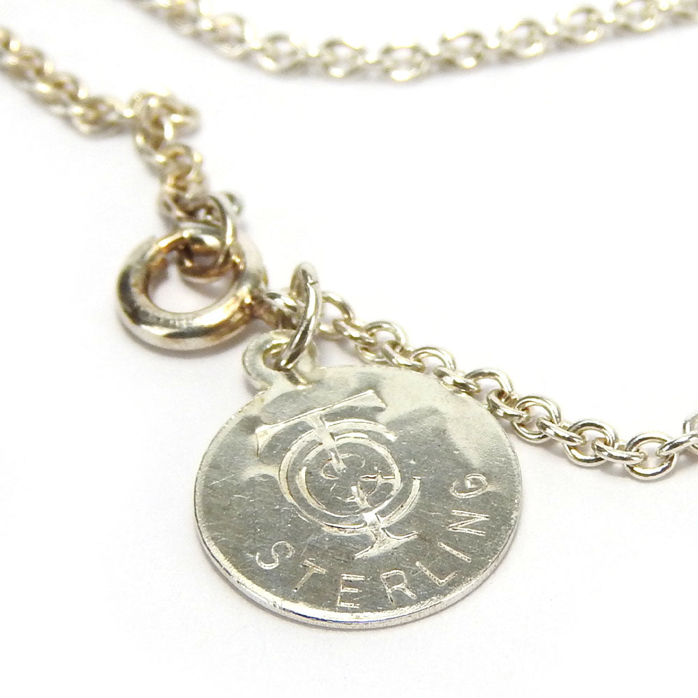 TIFFANY&Co. Necklace Sterling Silver, 14k Gold Silver Women Used Authentic