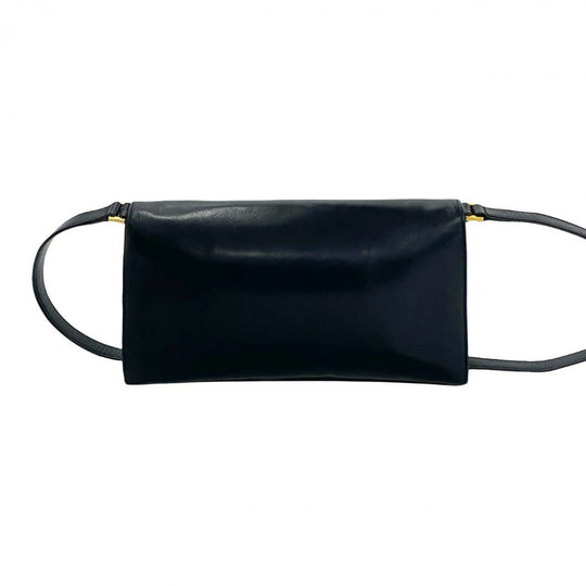 GUCCI Shoulder Bag Calfskin Navy