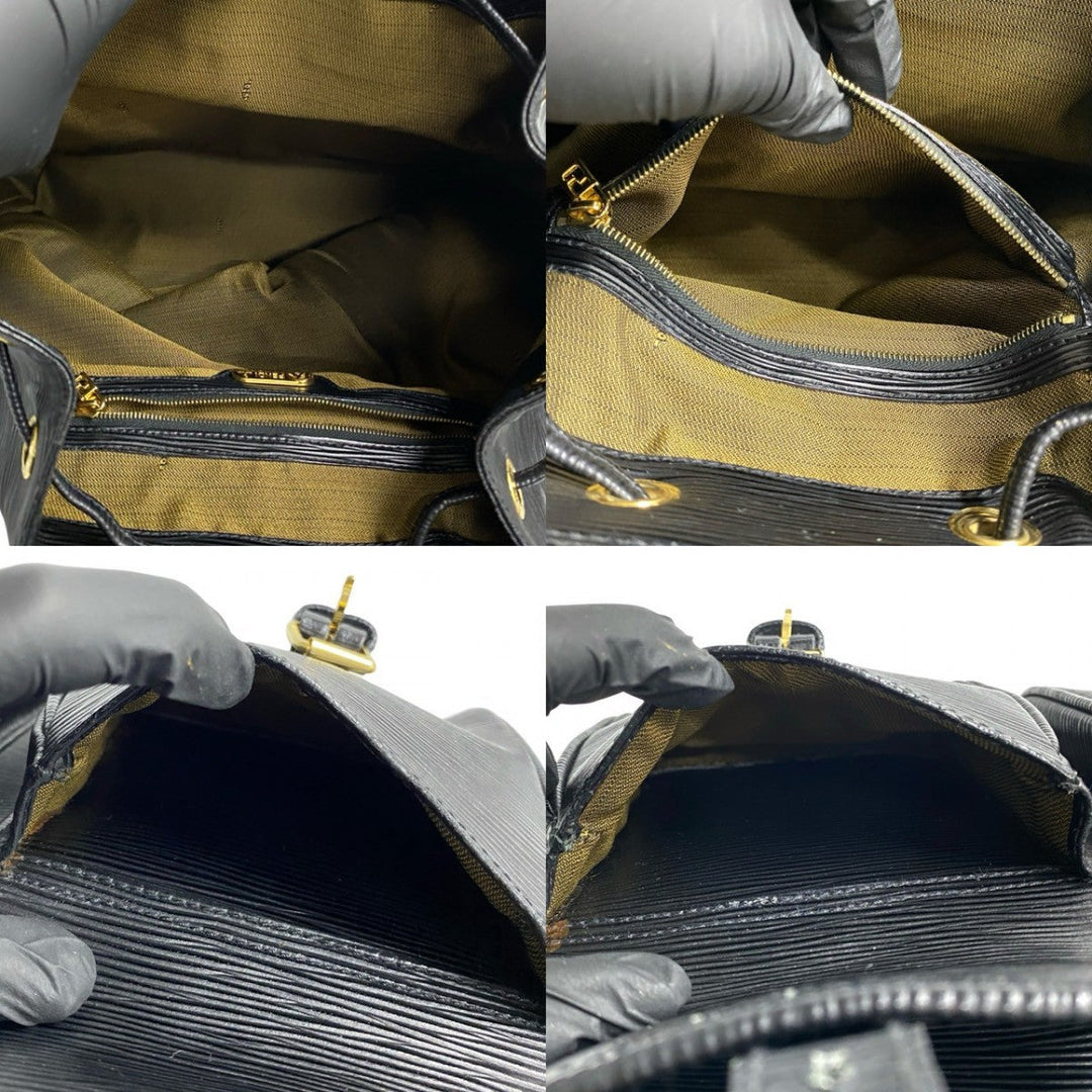 FENDI Backpack Epi Leather black
