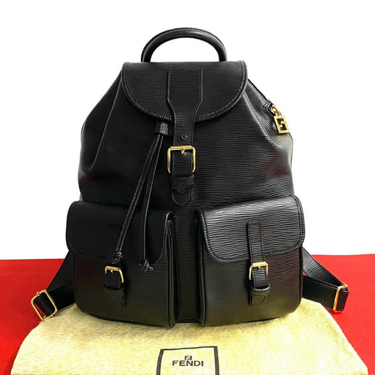 FENDI Backpack Epi Leather black